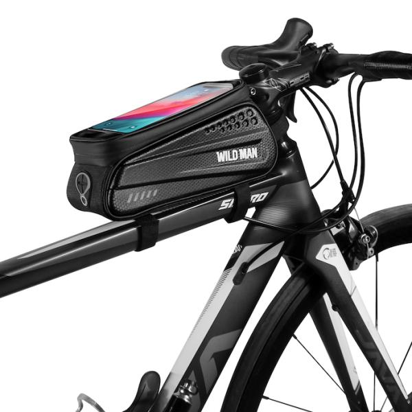 Wildman ES3 Sport Bike Fahrradtasche Rahmentasche wasserdicht 1L mit Fenster